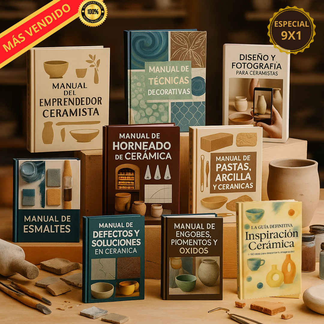 Arte en Ceramica 3x1 + 6 BONUS EXTRAS