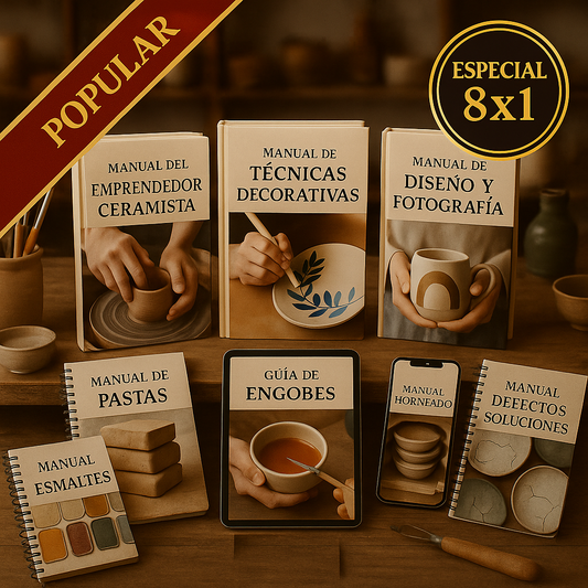Arte en Ceramica 3x1 + 5 BONUS EXTRAS